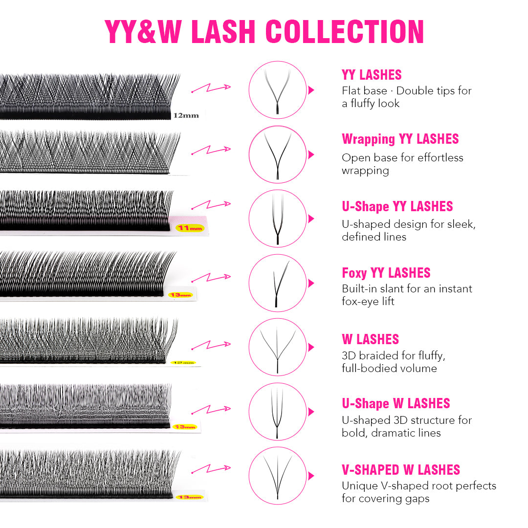 U-Shape W / U-W 3D Lashes