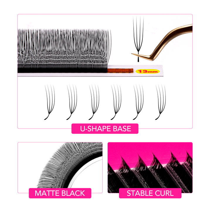 U-Shape W / U-W  Lashes TDANCE
