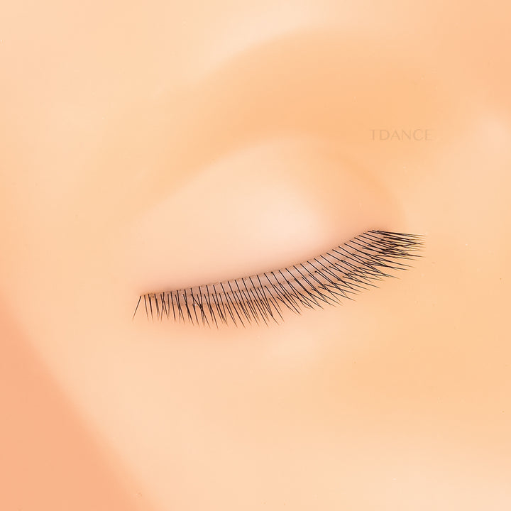 Mini Mannequin Head With Three Layer Lashes TDANCE 3