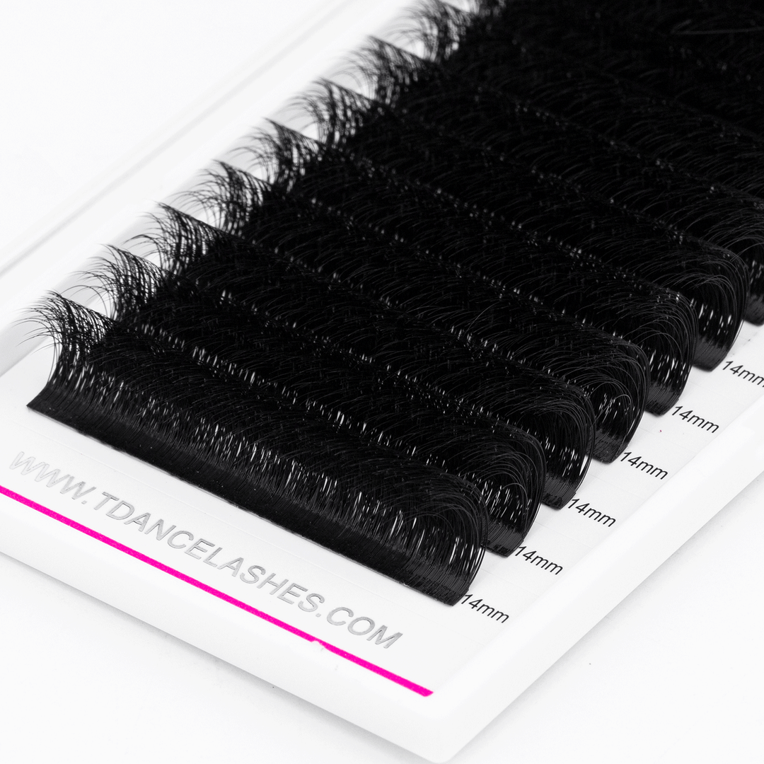 3D Layered Fluffy Easy Fan Mega Volume Eyelash Extensions TDANCE 2