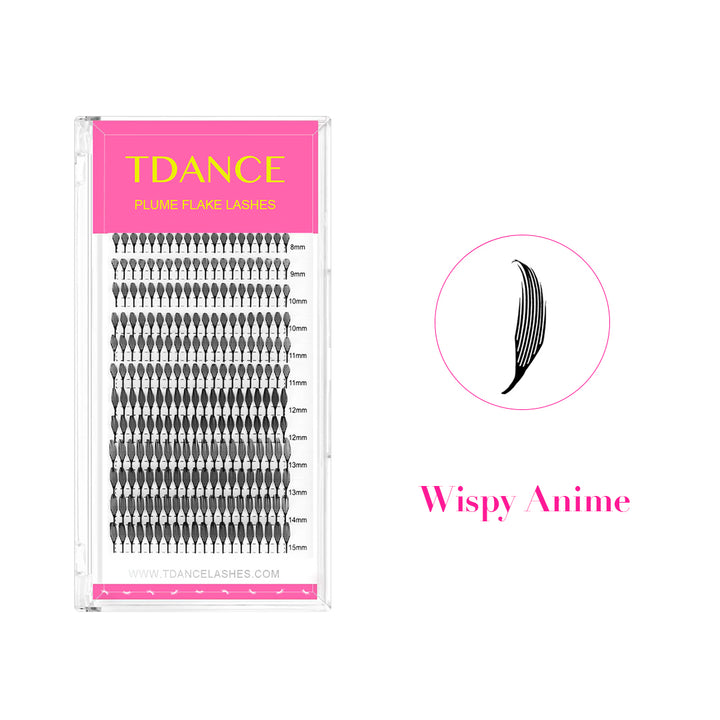 12 Rows 0.07MM Wispy Anime Lashes
