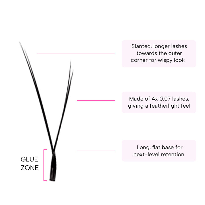 Foxy Eye Slant YY Volume Lashes (2 Boxes)