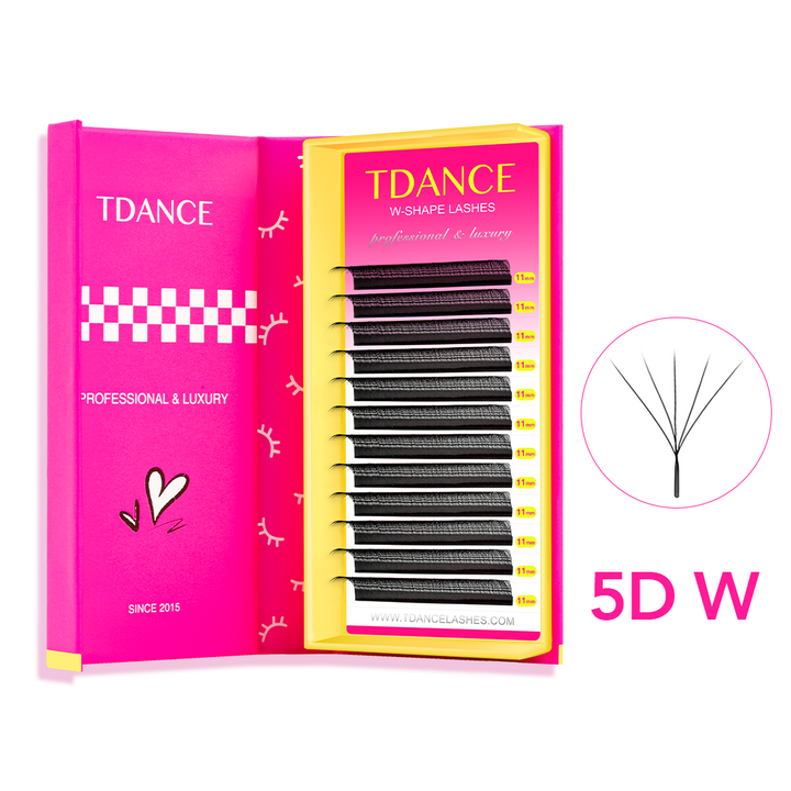 Pestañas postizas de volumen Promade 5D estilo W (Reino Unido)