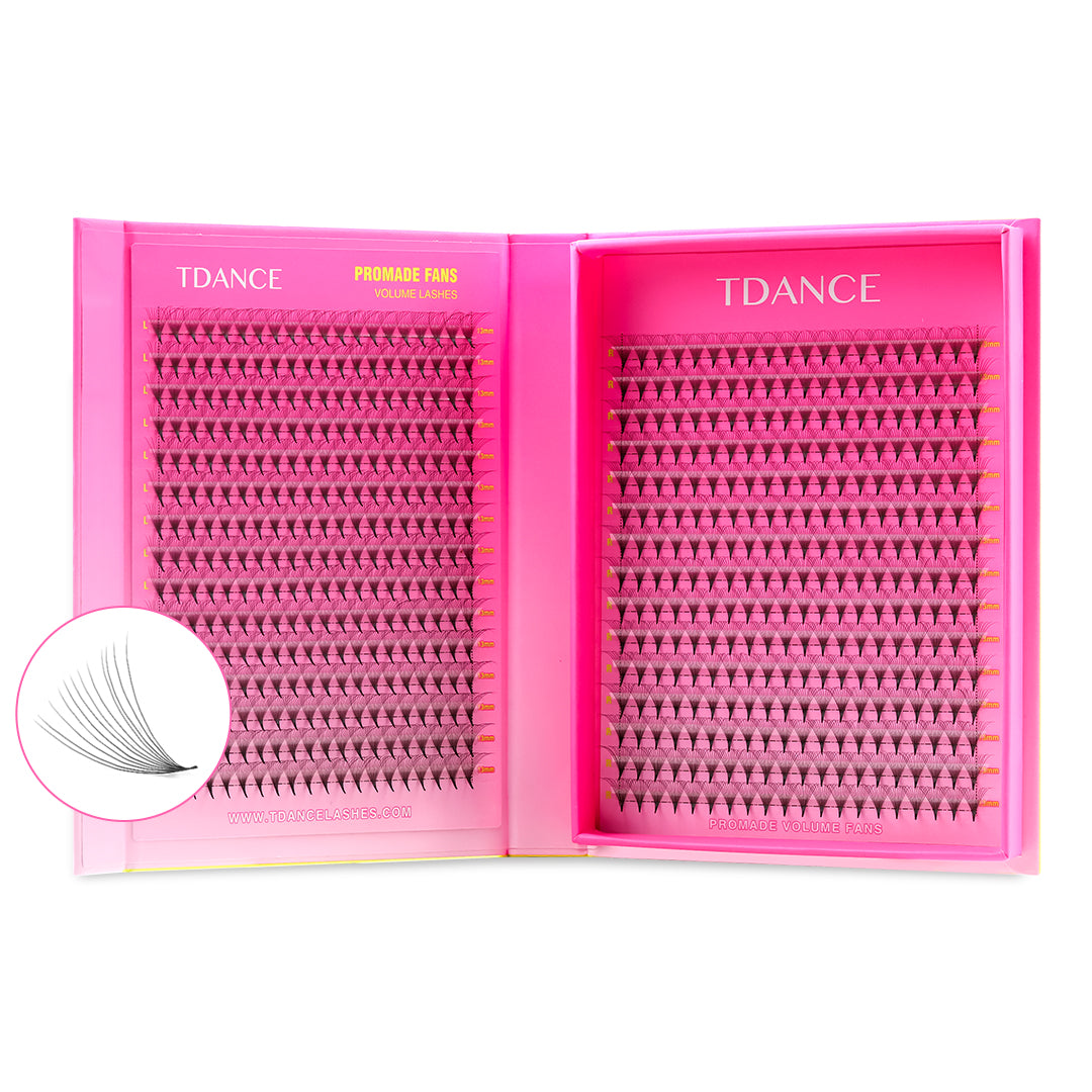 12D Promade Volume 600 Fans Lashbook UK