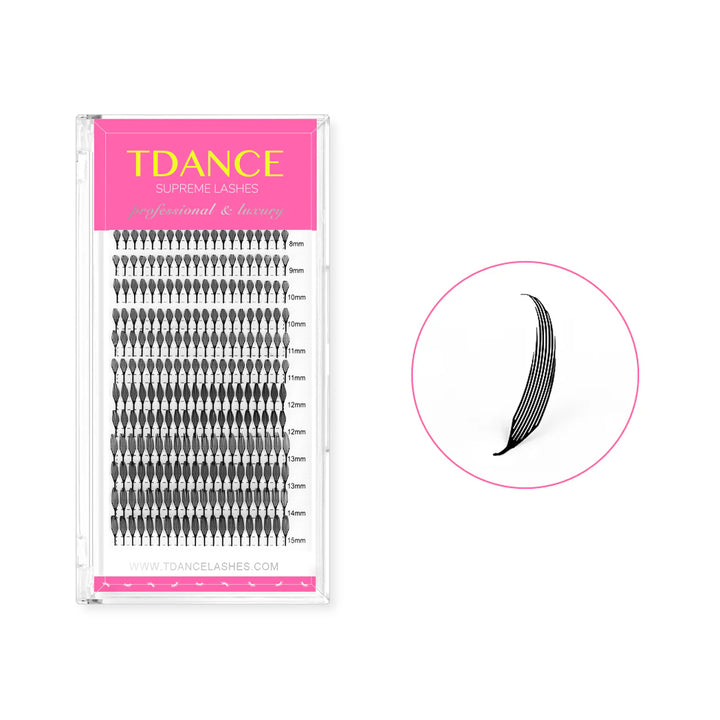 12 Rows 0.07MM Wispy Anime Lashes TDANCE