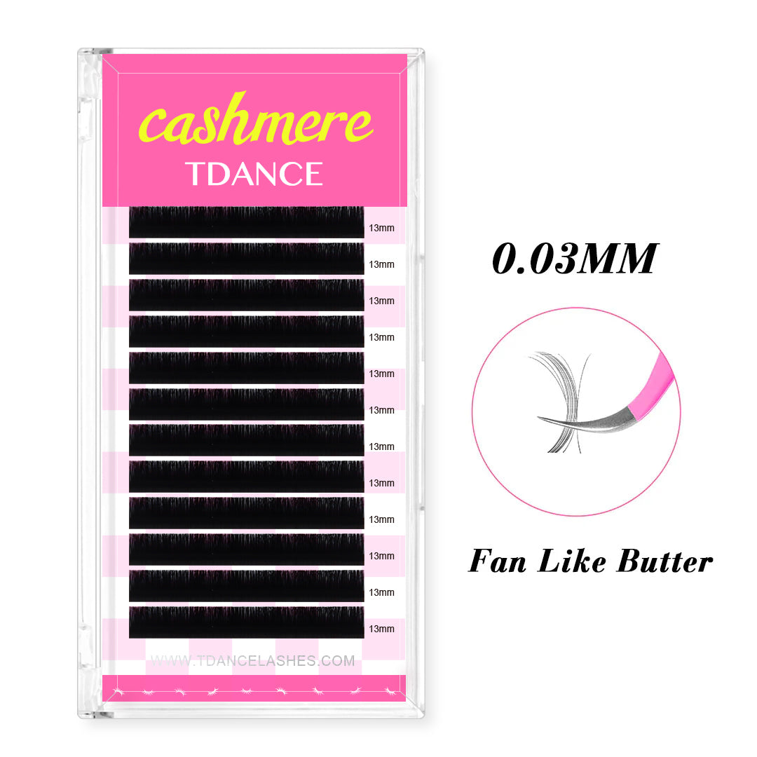 0.03MM Cashmere Premium Mega Volume Eyelash Extensions
