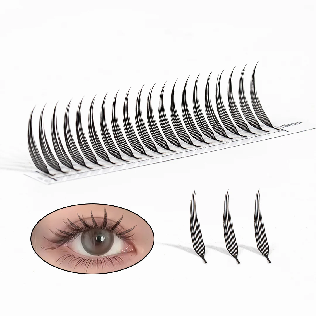 12 Rows 0.07MM Wispy Anime Lashes USA TDANCE 2