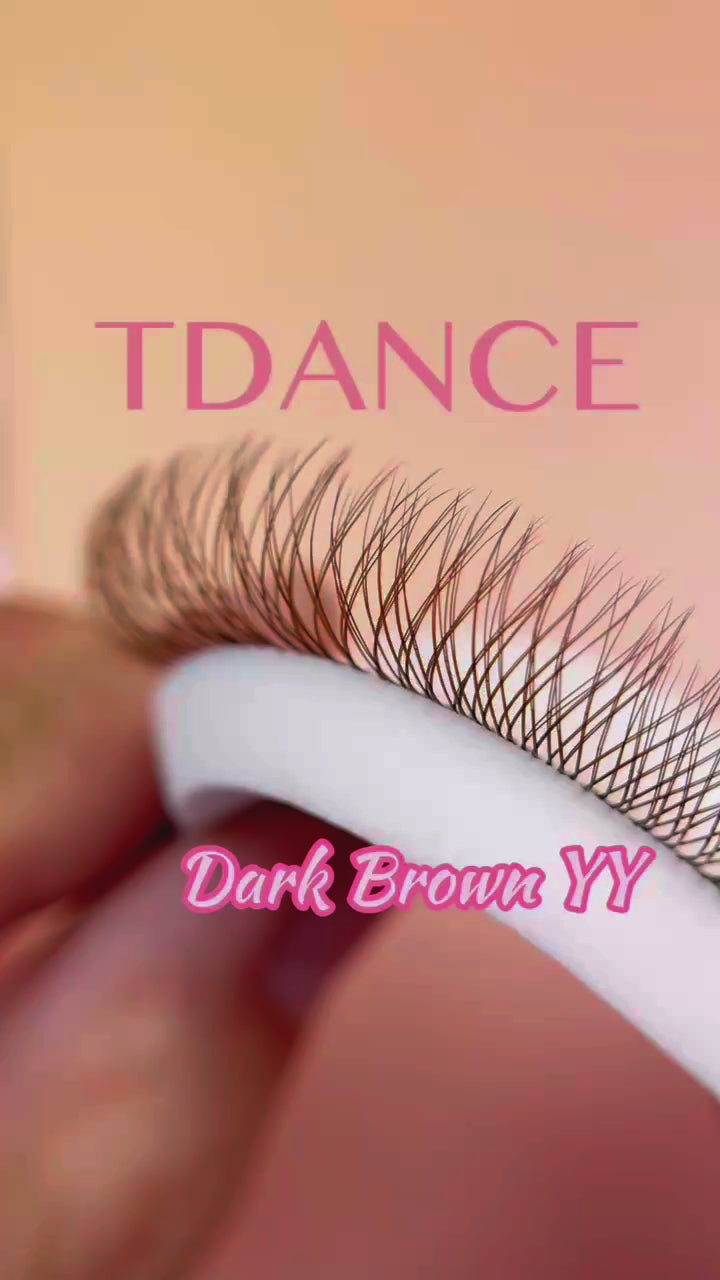 Dark Brown 0.07MM YY Volume Lashes UK