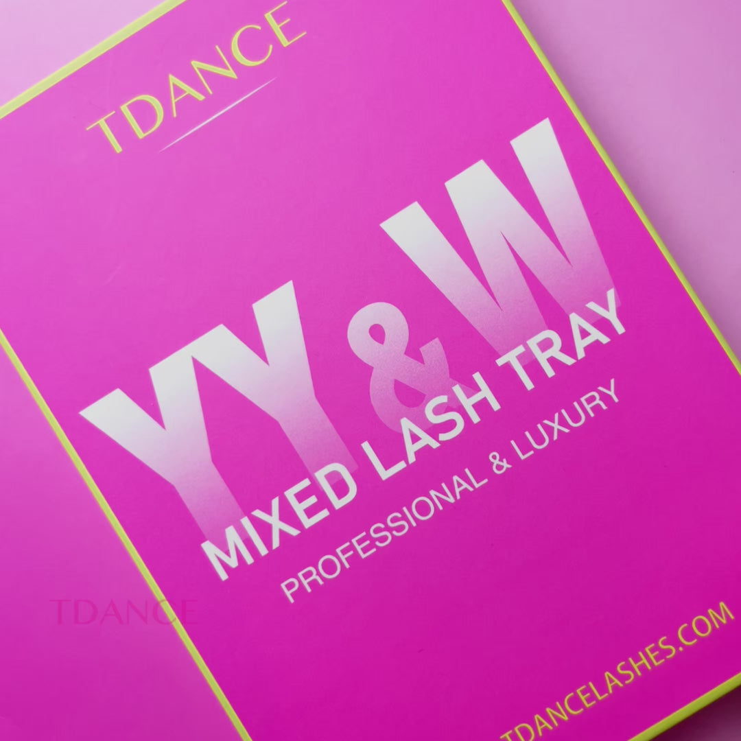 YY & W Shape Promade Volume Fans Lashbook-TDANCE
